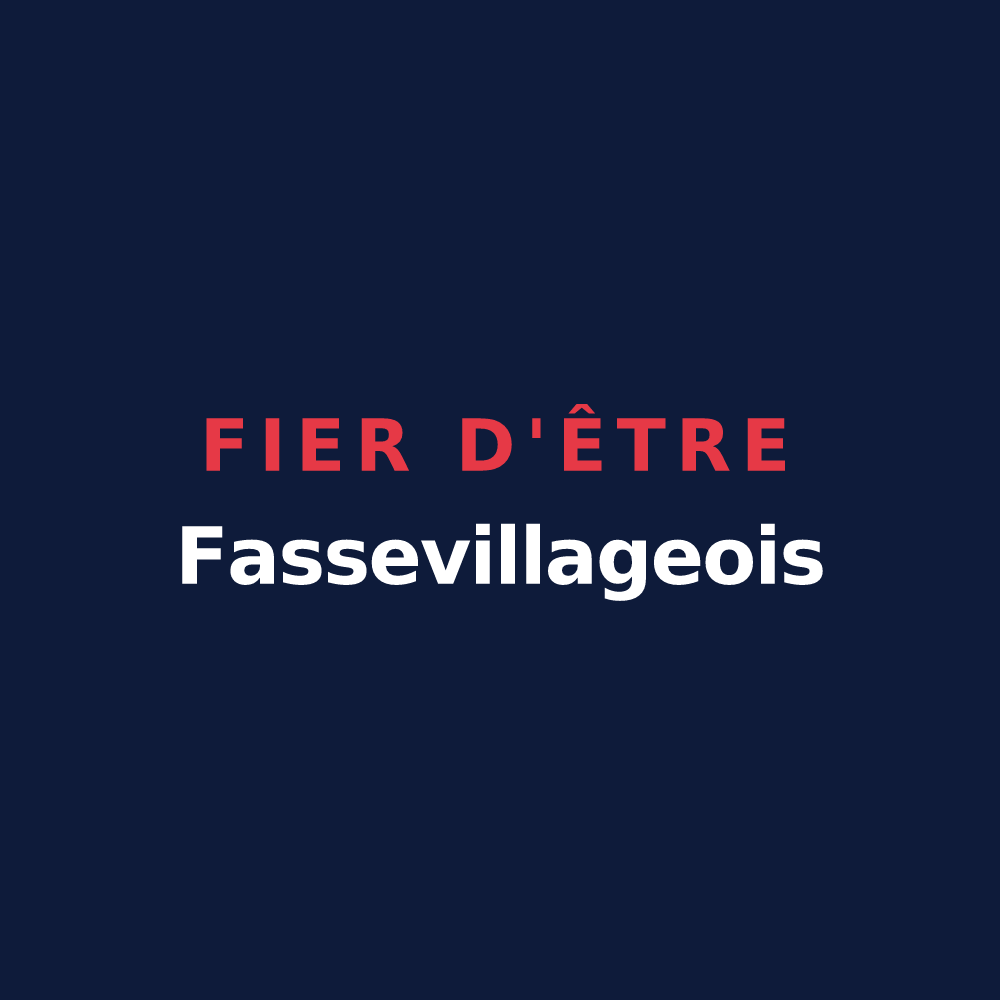 T-shirt « Fier d'être Fassevillageois » — design pour Fessevillers
