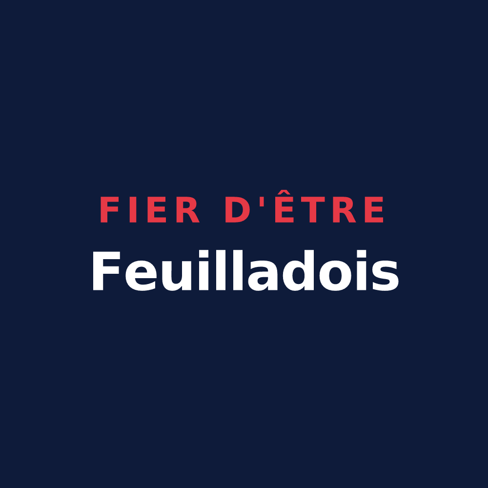 T-shirt « Fier d'être Feuilladois » — design pour Feuillade