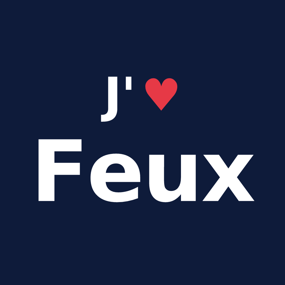 T-shirt personnalisé Feux — design J'aime Feux