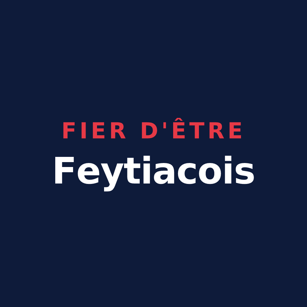 T-shirt « Fier d'être Feytiacois » — design pour Feytiat