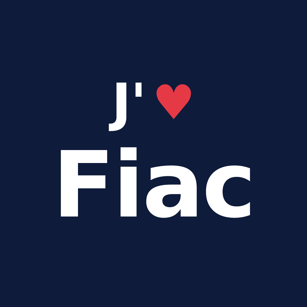 T-shirt personnalisé Fiac — design J'aime Fiac