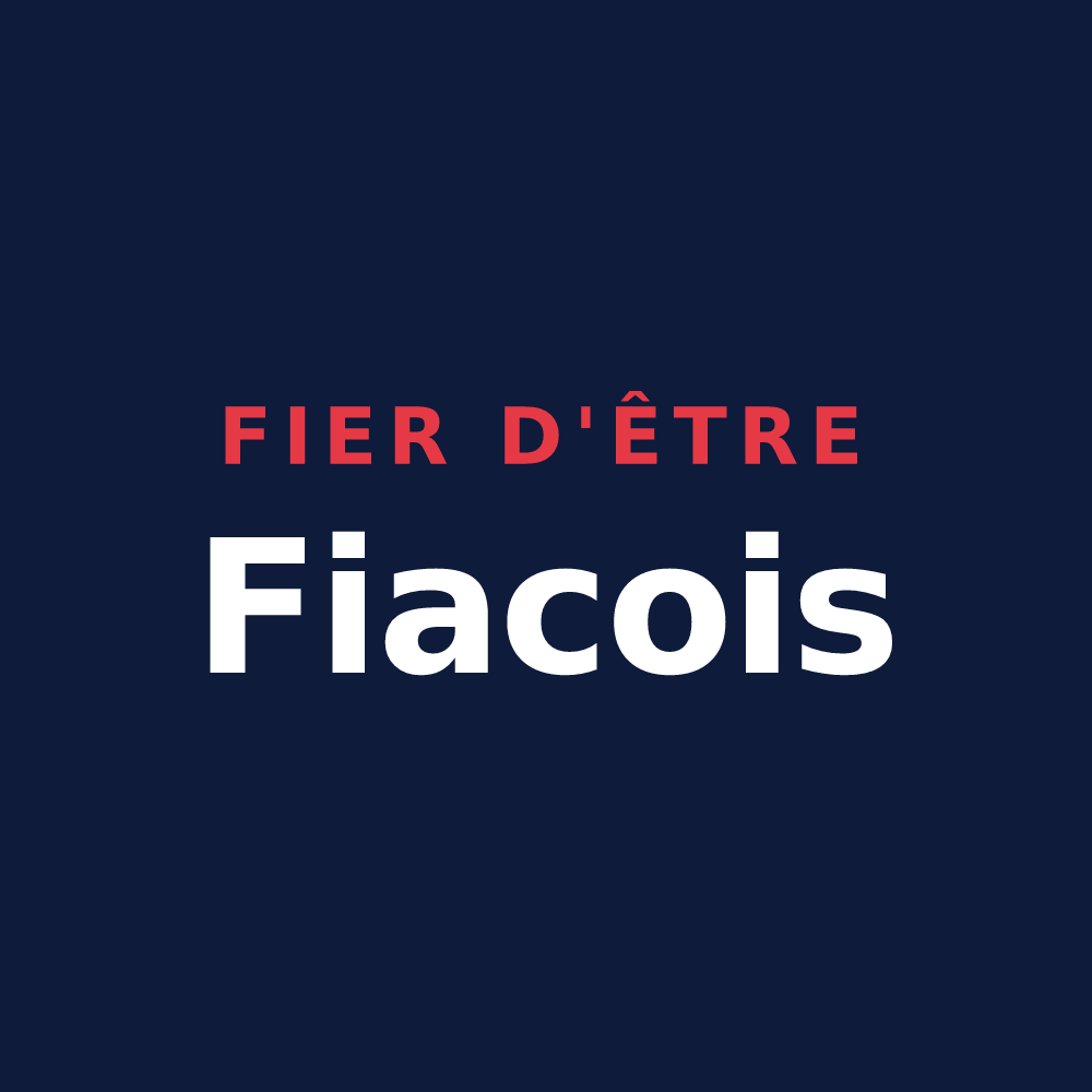 T-shirt « Fier d'être Fiacois » — design pour Fiac
