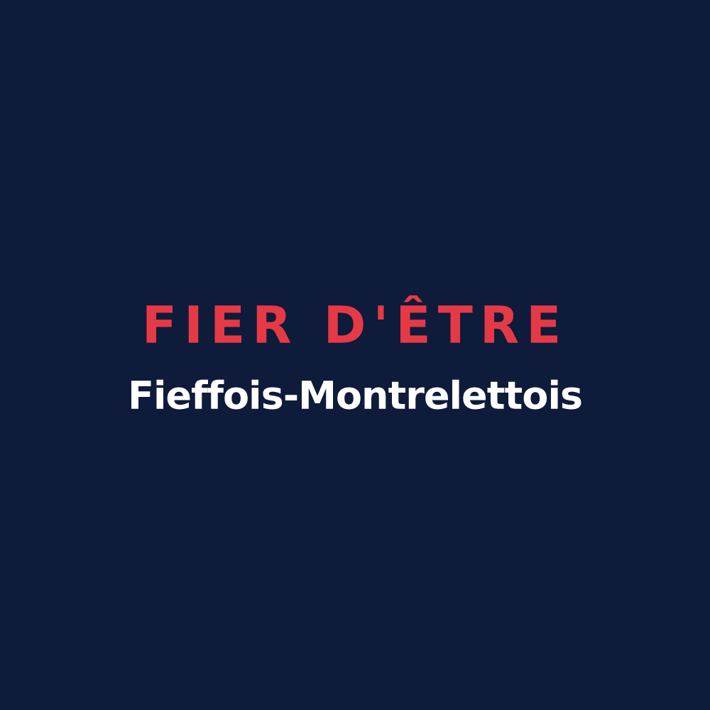 T-shirt « Fier d'être Fieffois-Montrelettois » — design pour Fieffes-Montrelet