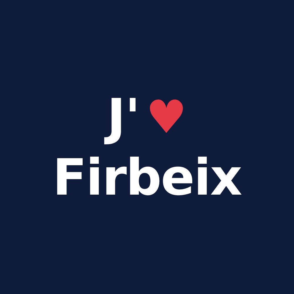 T-shirt personnalisé Firbeix — design J'aime Firbeix