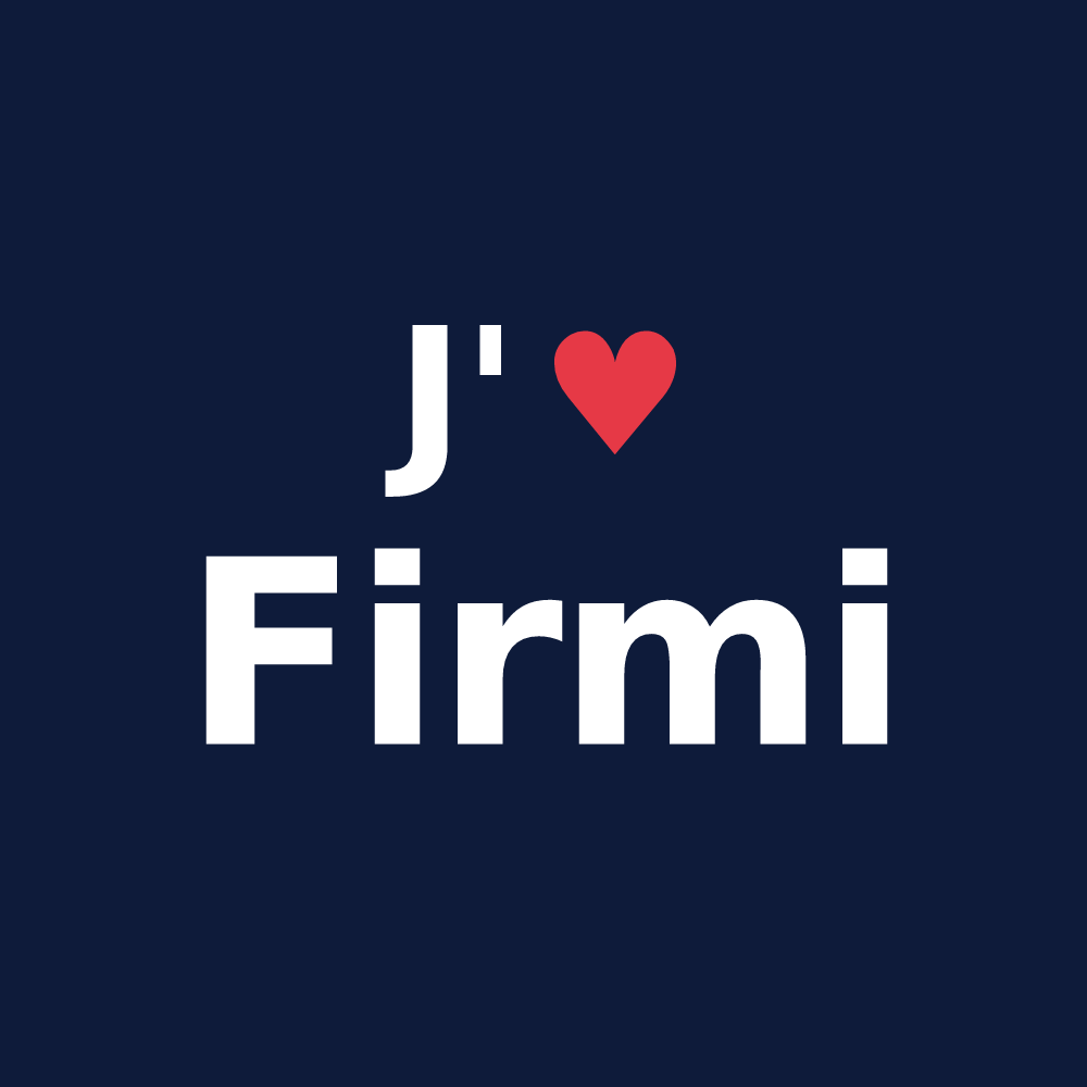 T-shirt personnalisé Firmi — design J'aime Firmi