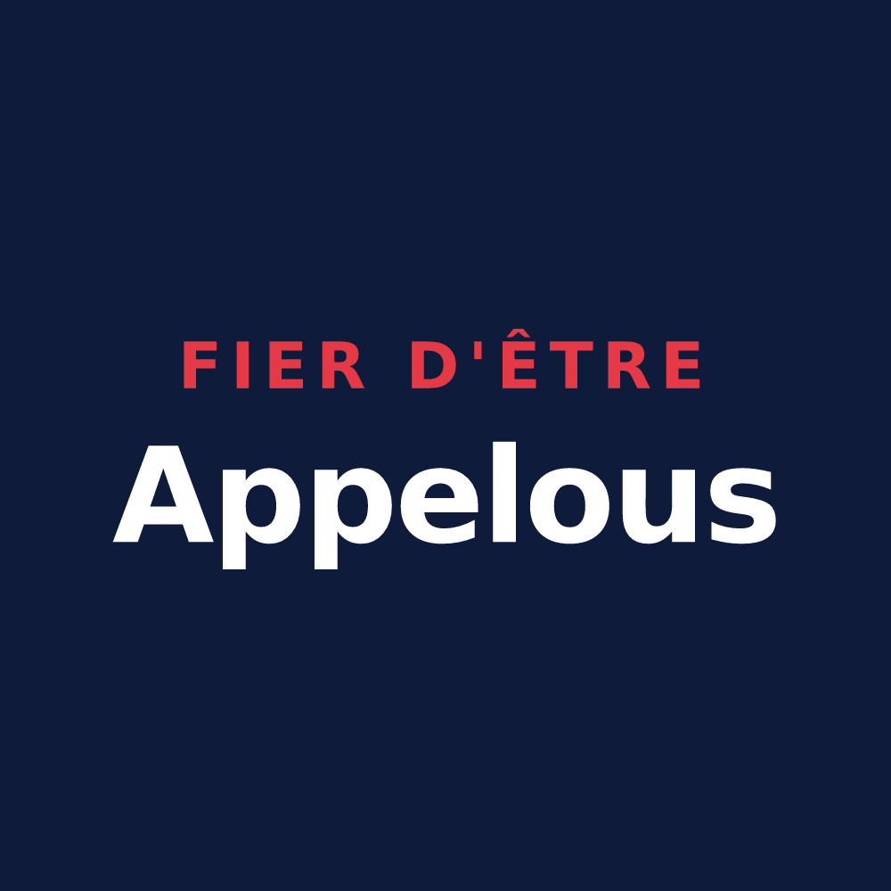 T-shirt « Fier d'être Appelous » — design pour Firminy