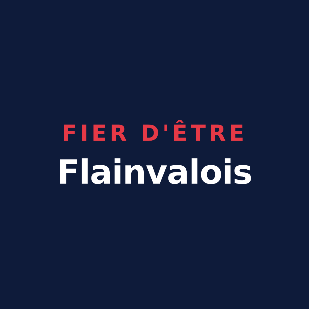T-shirt « Fier d'être Flainvalois » — design pour Flainval