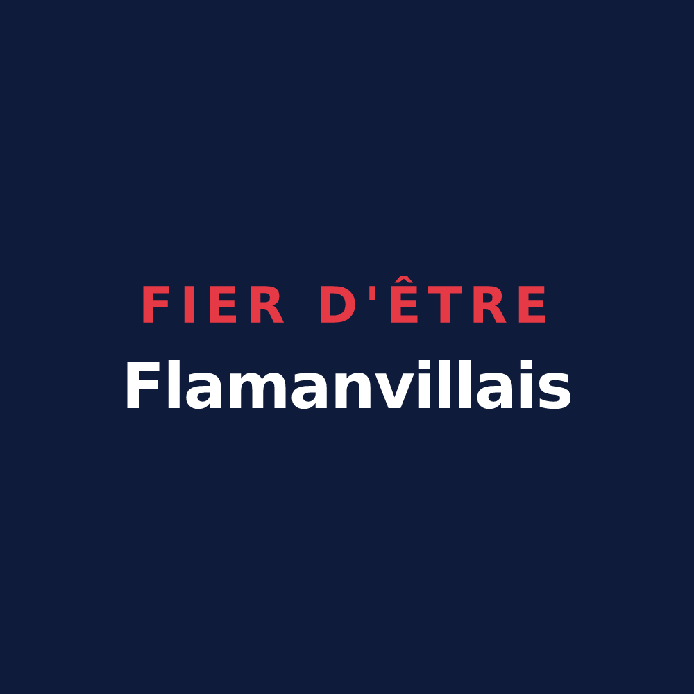 T-shirt « Fier d'être Flamanvillais » — design pour Flamanville