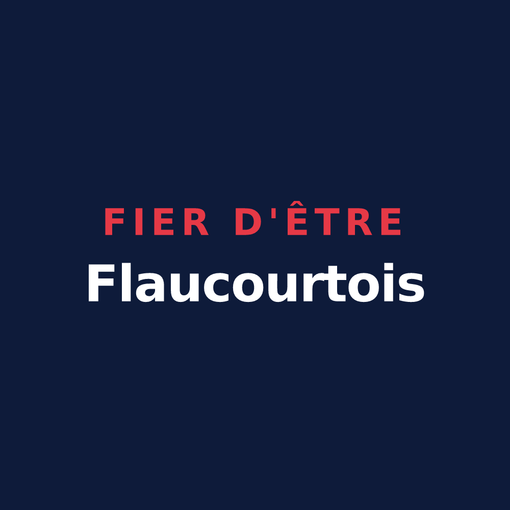 T-shirt « Fier d'être Flaucourtois » — design pour Flaucourt
