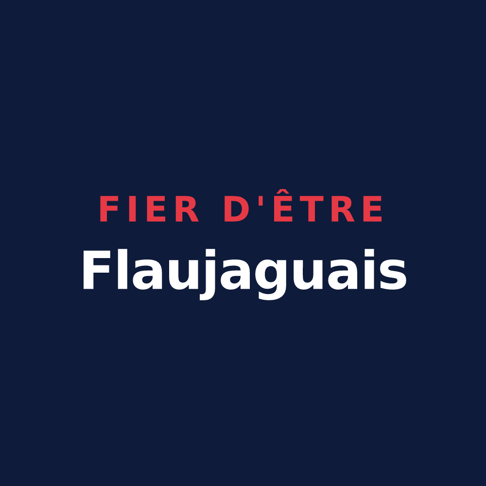 T-shirt « Fier d'être Flaujaguais » — design pour Flaujagues