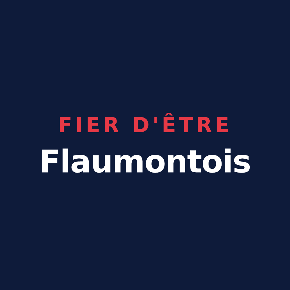 T-shirt « Fier d'être Flaumontois » — design pour Flaumont-Waudrechies