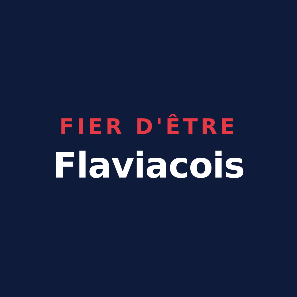 T-shirt « Fier d'être Flaviacois » — design pour Flaviac