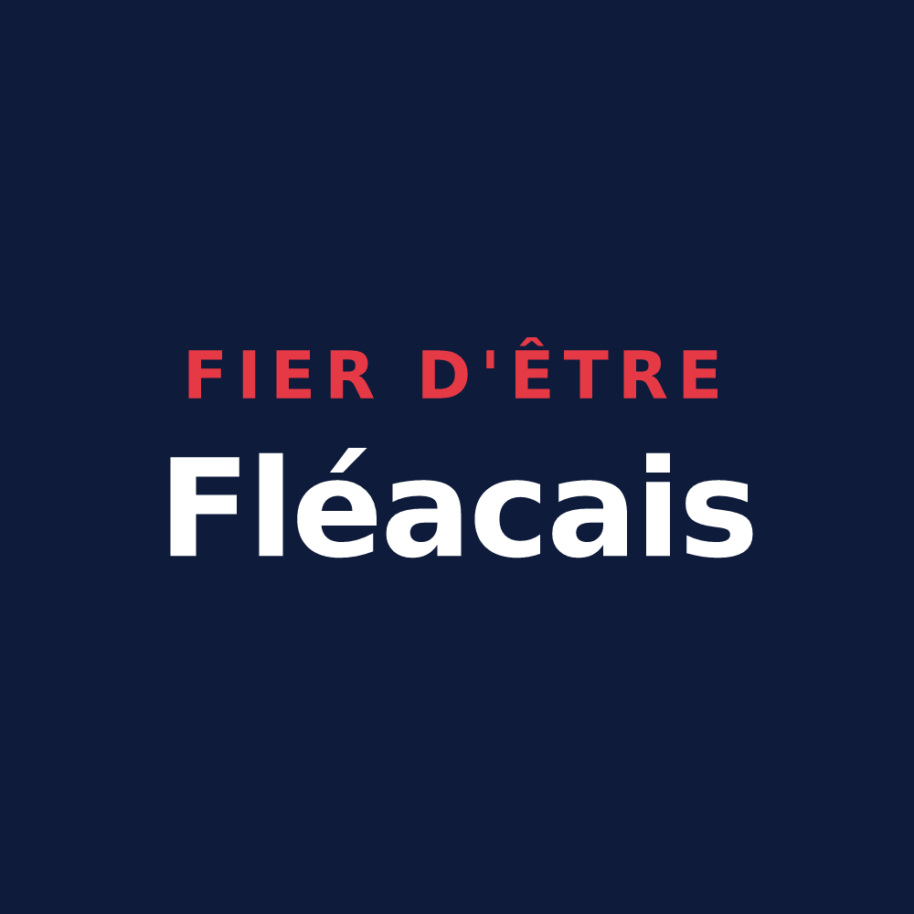 T-shirt « Fier d'être Fléacais » — design pour Fléac-sur-Seugne
