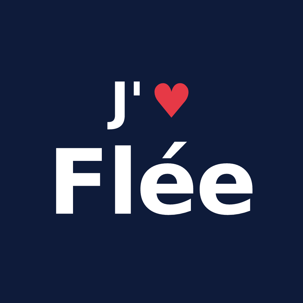 T-shirt personnalisé Flée — design J'aime Flée