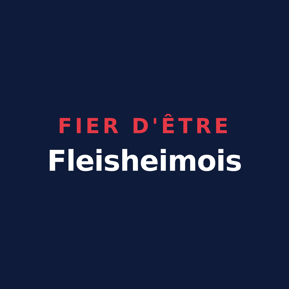 T-shirt « Fier d'être Fleisheimois » — design pour Fleisheim