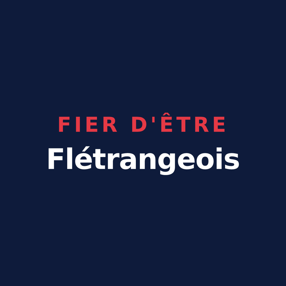 T-shirt « Fier d'être Flétrangeois » — design pour Flétrange