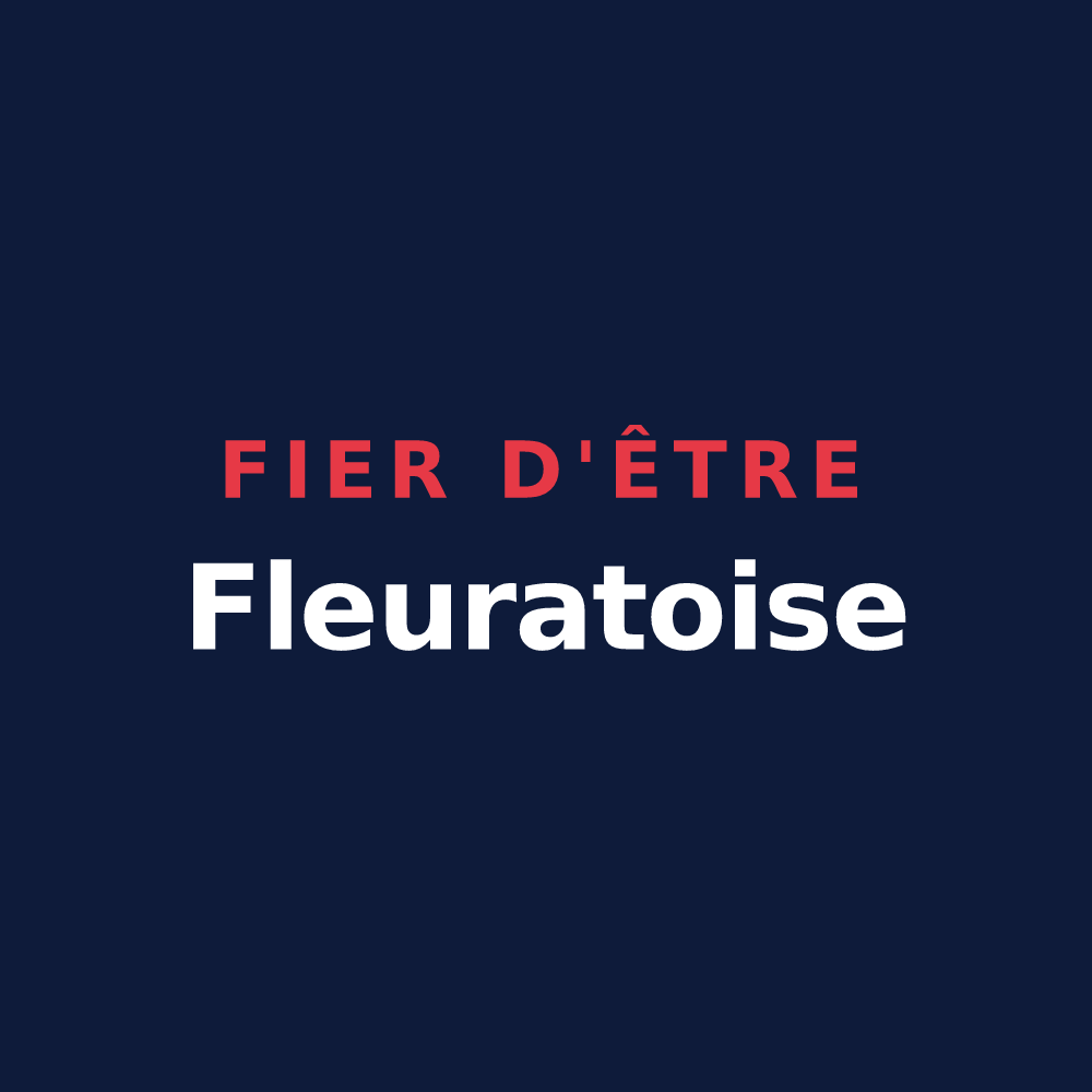 T-shirt « Fier d'être Fleuratoise » — design pour Fleurat