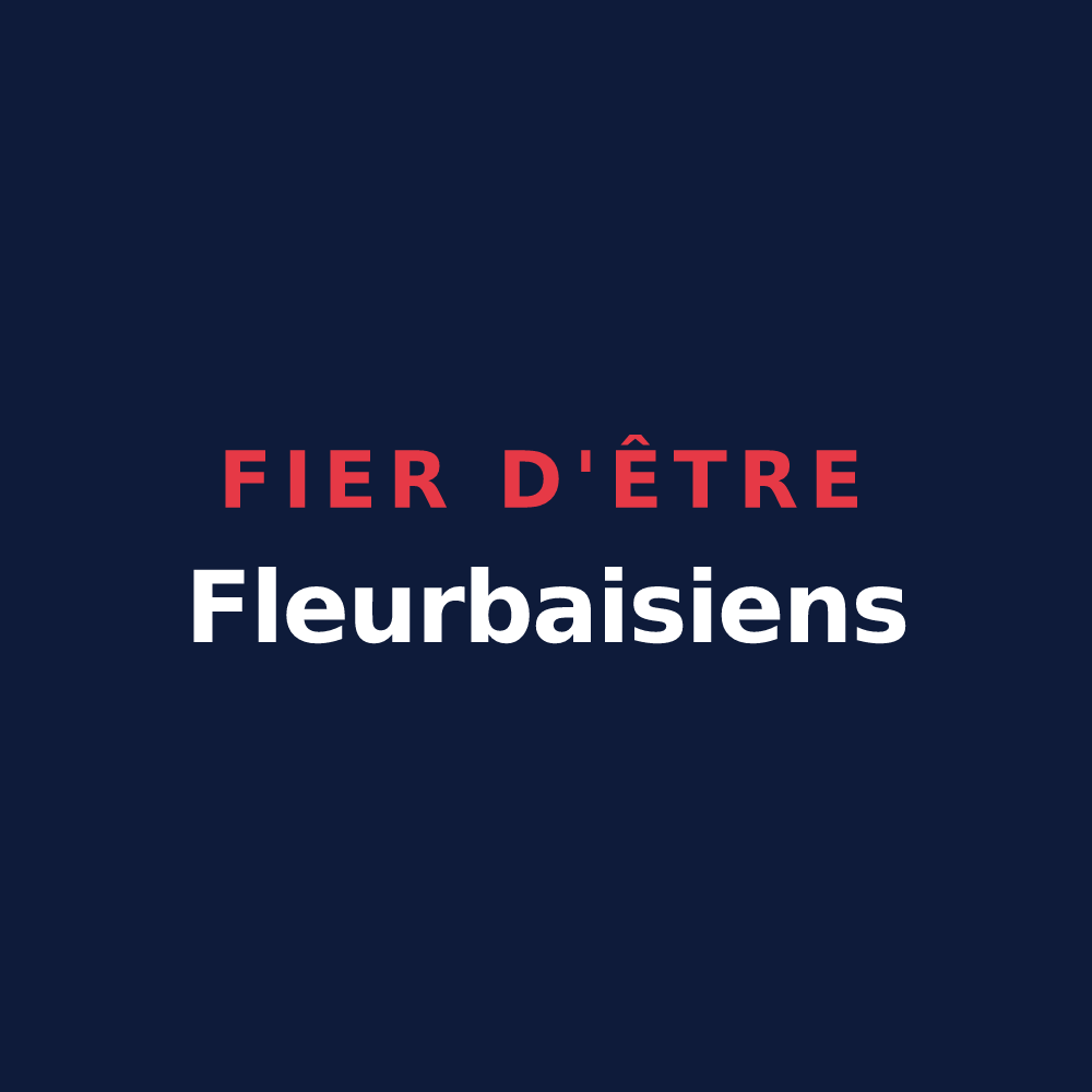 T-shirt « Fier d'être Fleurbaisiens » — design pour Fleurbaix