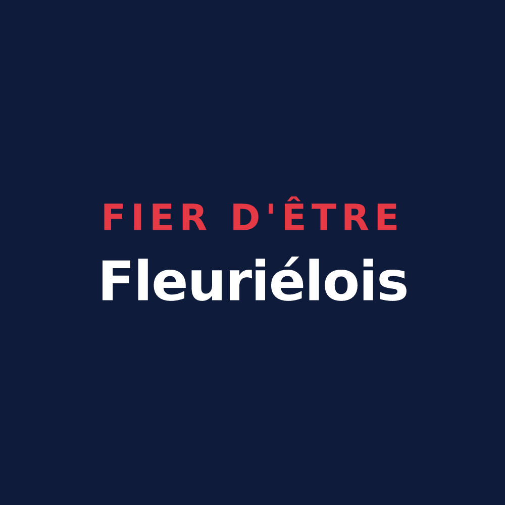 T-shirt « Fier d'être Fleuriélois » — design pour Fleuriel