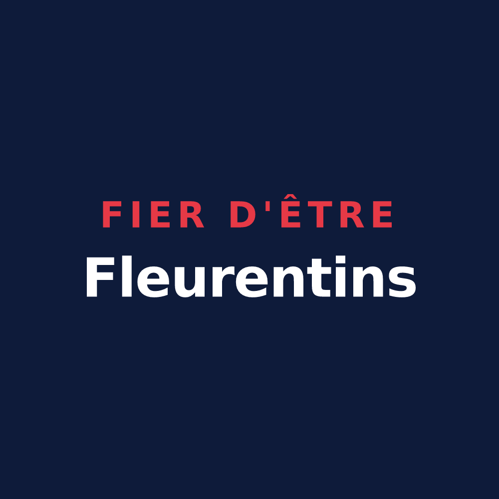 T-shirt « Fier d'être Fleurentins » — design pour Fleurieu-sur-Saône