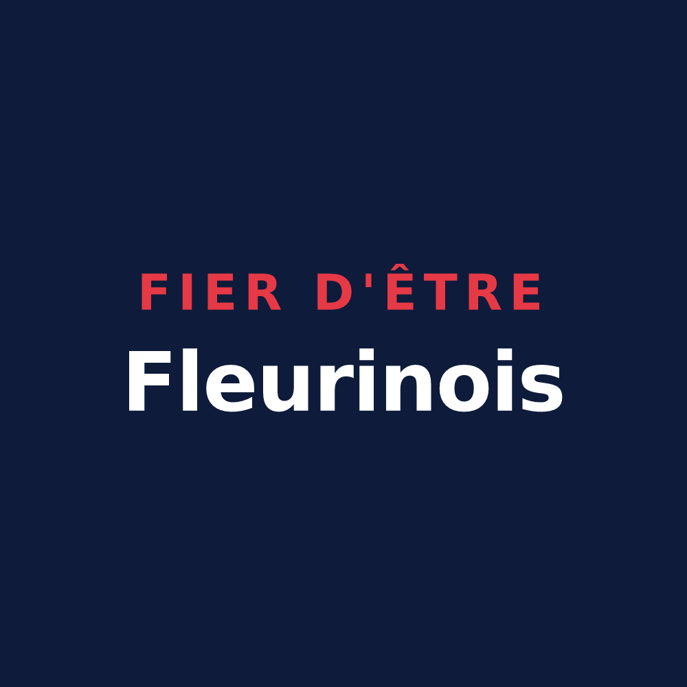 T-shirt « Fier d'être Fleurinois » — design pour Fleurines