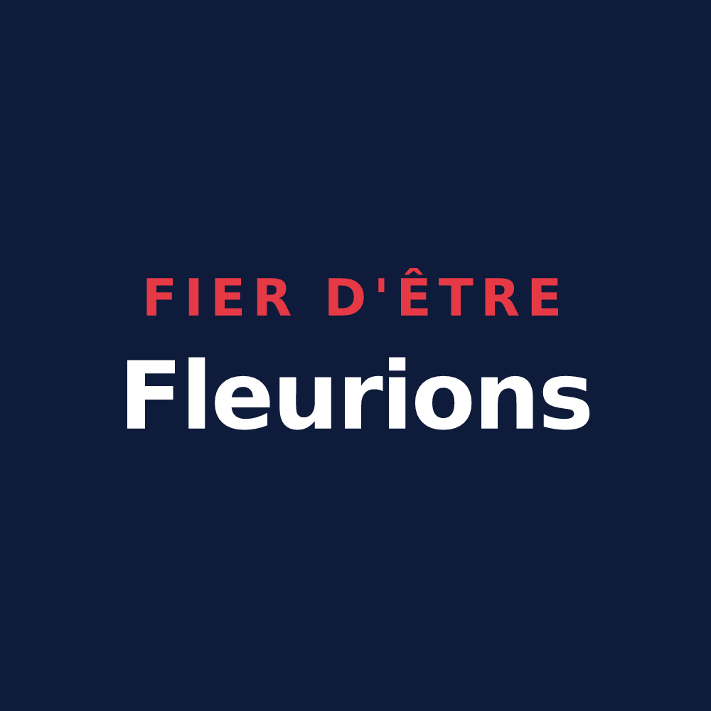 T-shirt « Fier d'être Fleurions » — design pour Fleury