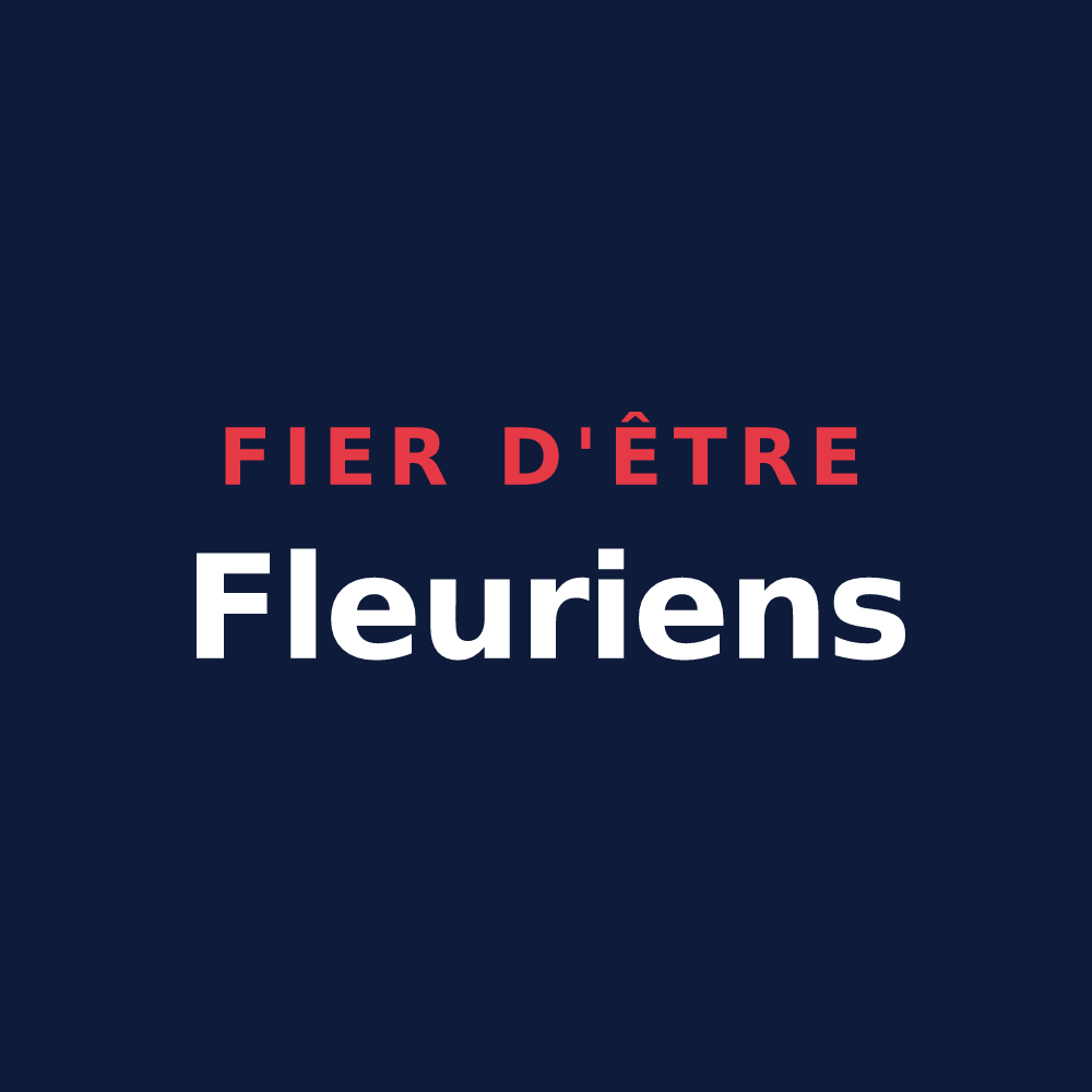 T-shirt « Fier d'être Fleuriens » — design pour Fleury