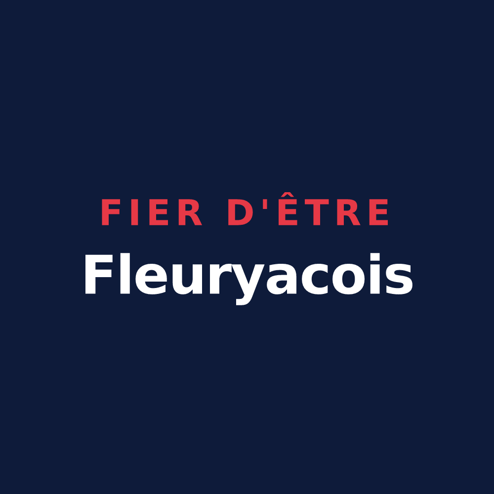 T-shirt « Fier d'être Fleuryacois » — design pour Fleury