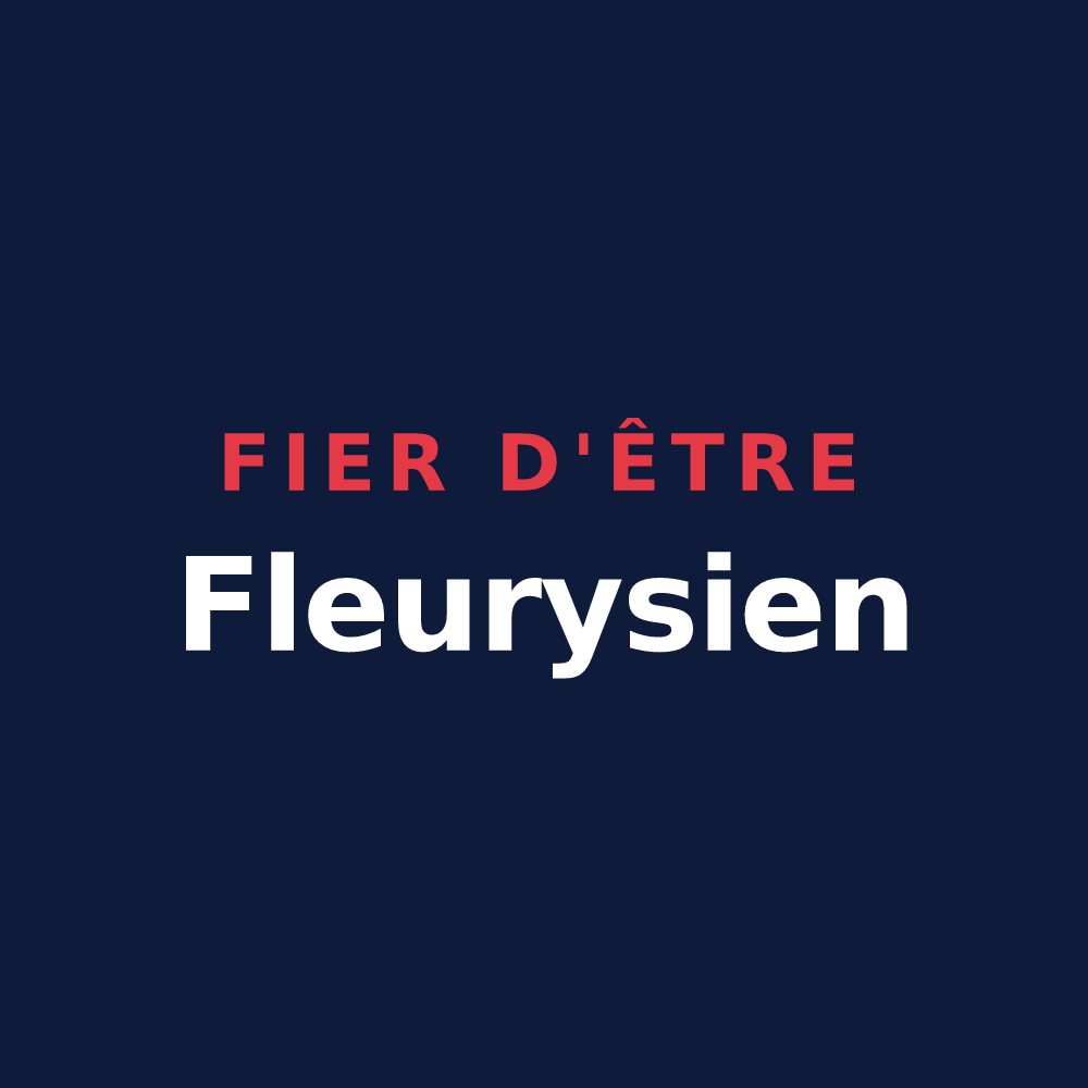 T-shirt « Fier d'être Fleurysien » — design pour Fleury-la-Forêt