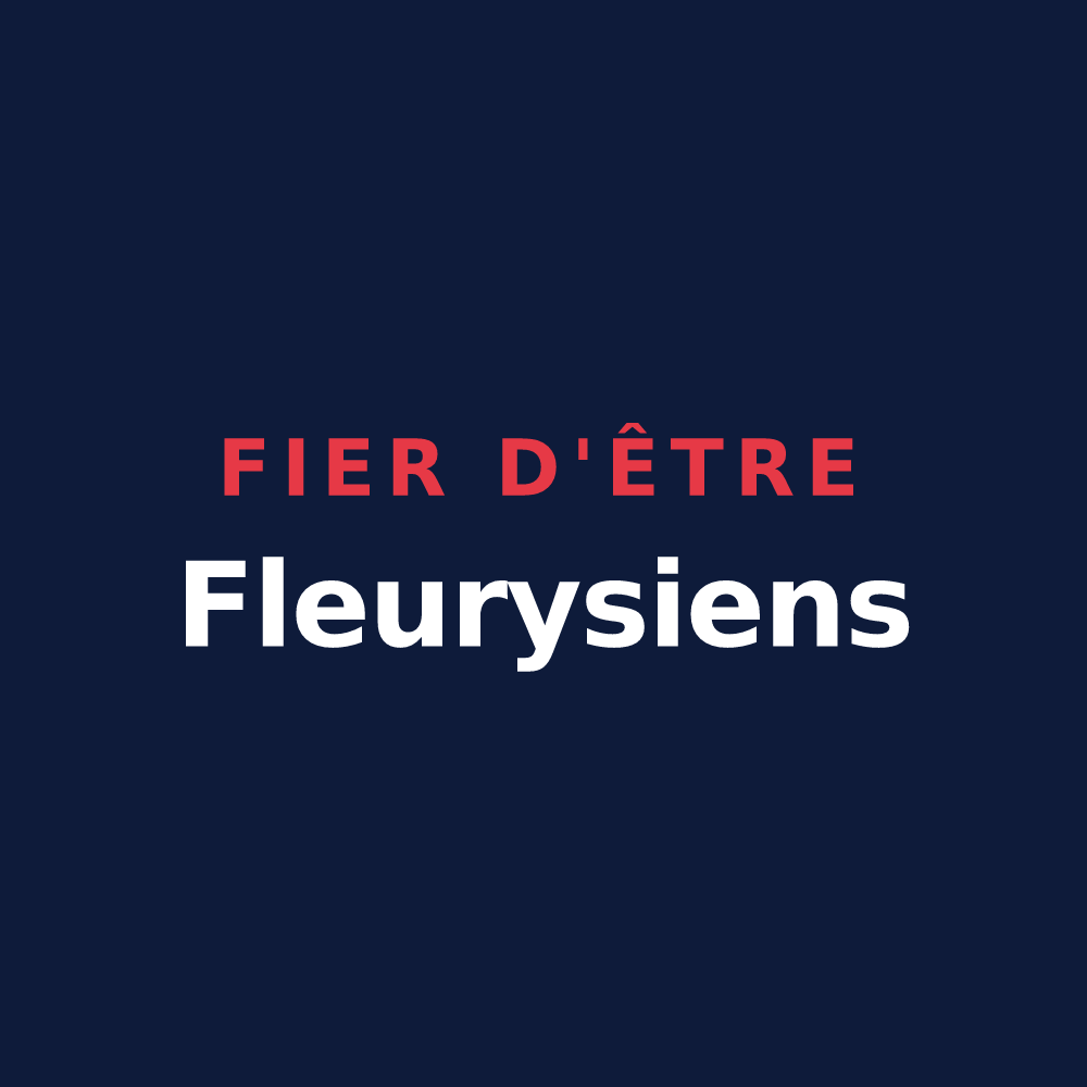 T-shirt « Fier d'être Fleurysiens » — design pour Fleury-la-Rivière