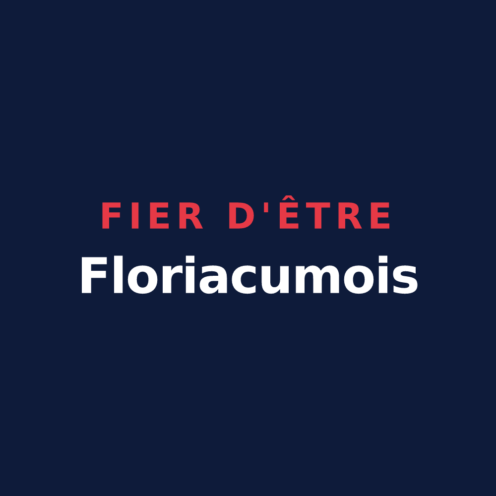 T-shirt « Fier d'être Floriacumois » — design pour Fleury-Mérogis