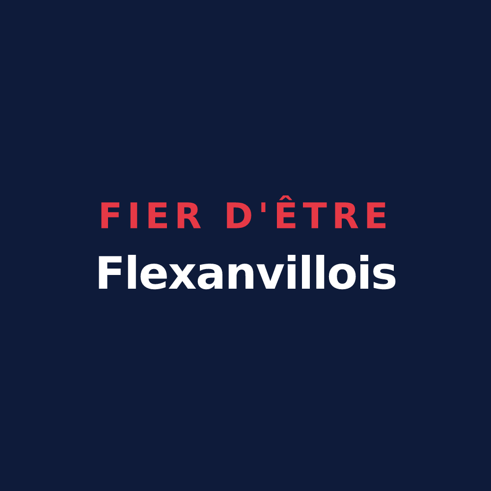 T-shirt « Fier d'être Flexanvillois » — design pour Flexanville