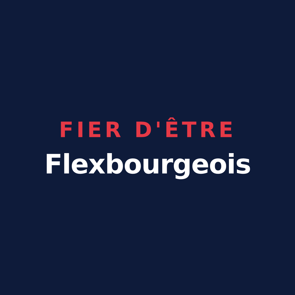 T-shirt « Fier d'être Flexbourgeois » — design pour Flexbourg