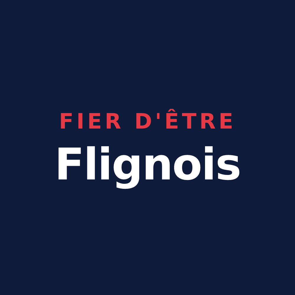 T-shirt « Fier d'être Flignois » — design pour Fligny