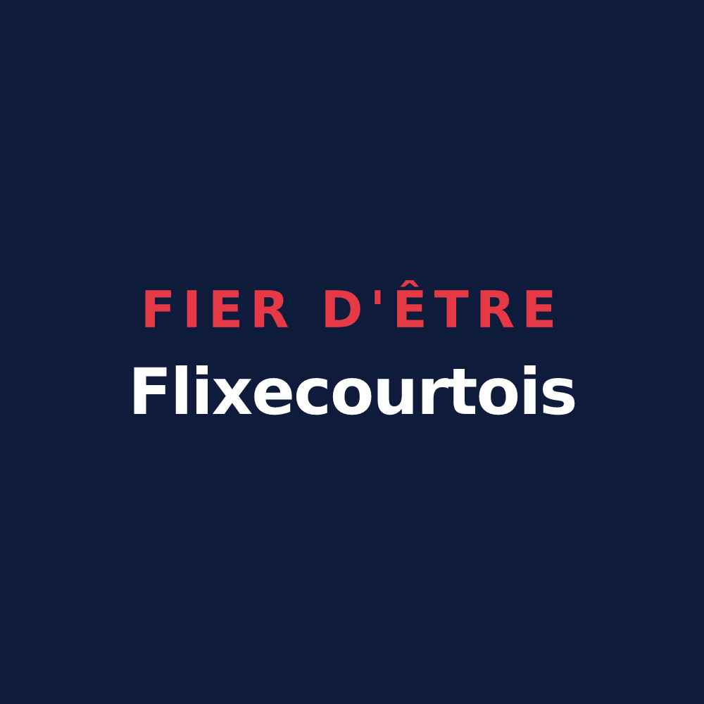 T-shirt « Fier d'être Flixecourtois » — design pour Flixecourt