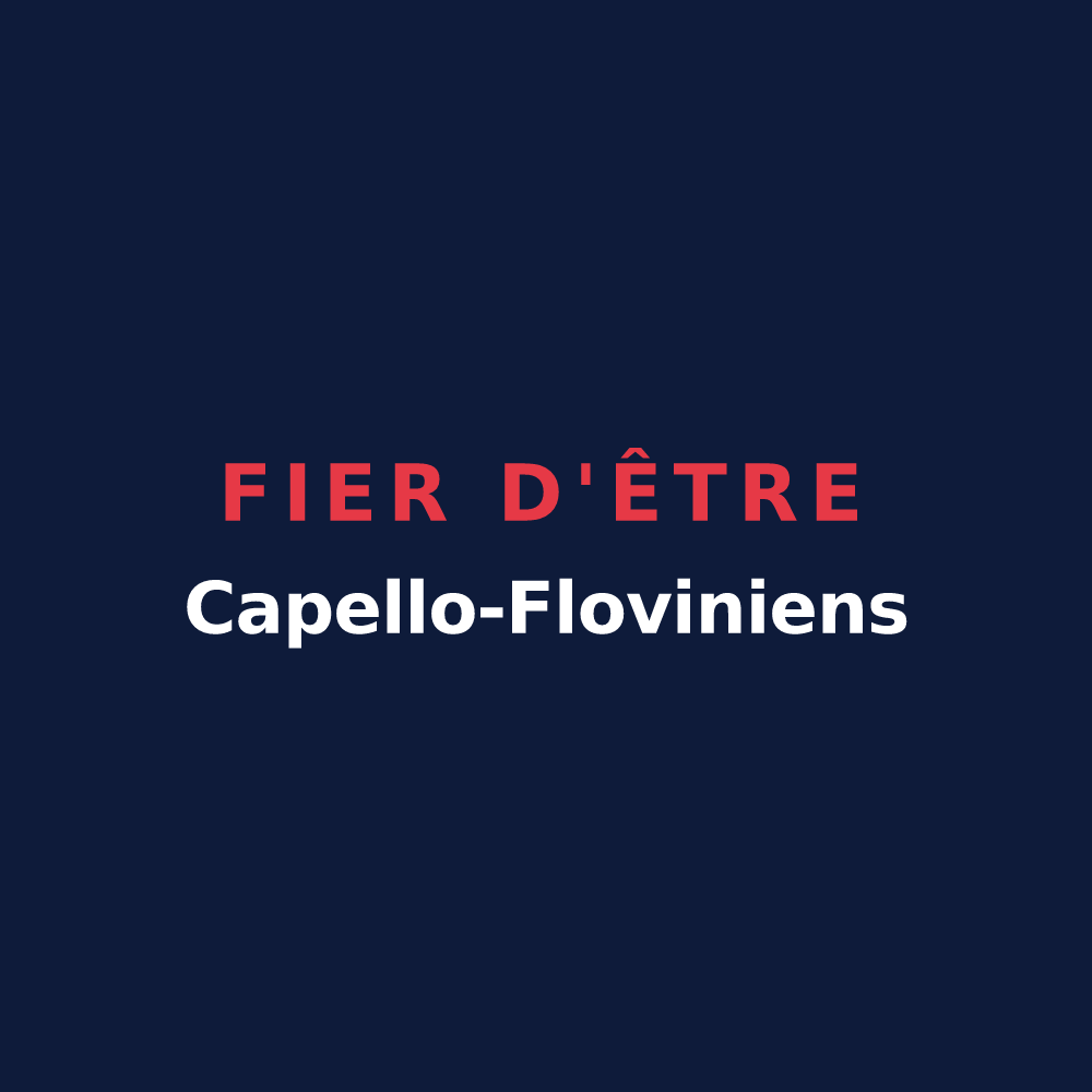 T-shirt « Fier d'être Capello-Floviniens » — design pour Flogny-la-Chapelle