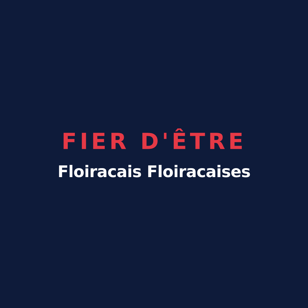 T-shirt « Fier d'être Floiracais
Floiracaises » — design pour Floirac