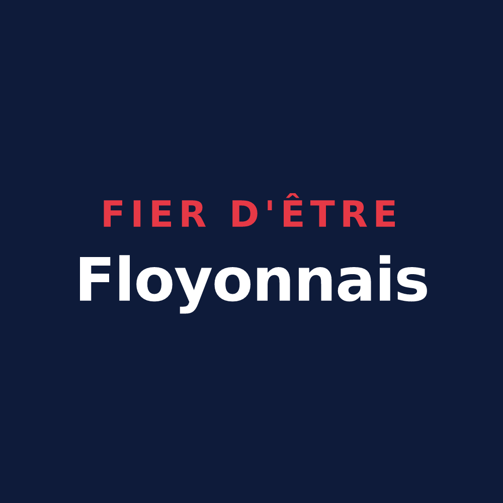 T-shirt « Fier d'être Floyonnais » — design pour Floyon