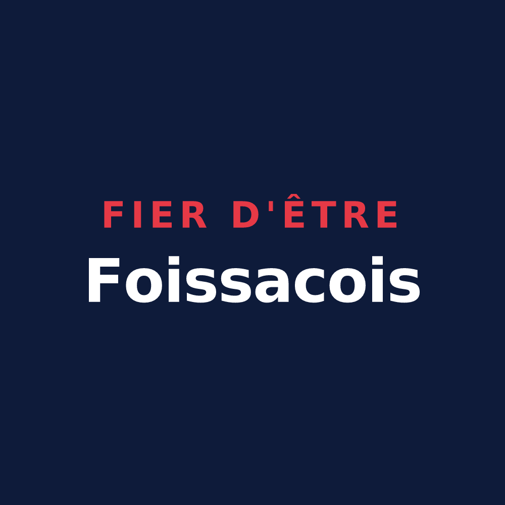 T-shirt « Fier d'être Foissacois » — design pour Foissac