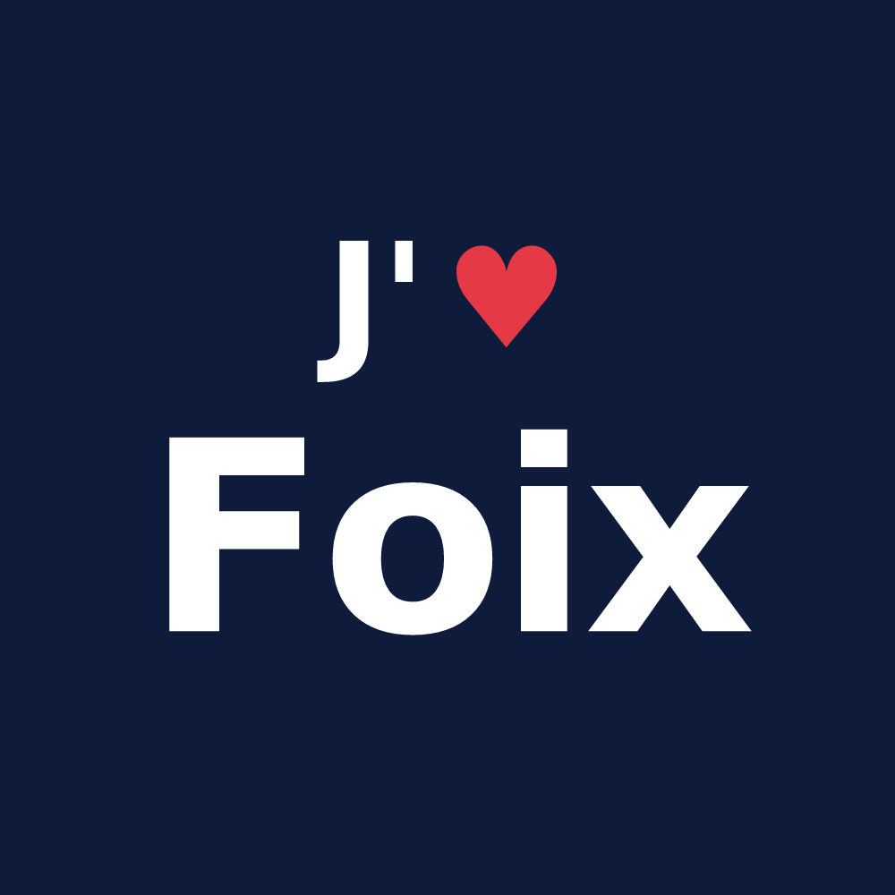 T-shirt personnalisé Foix — design J'aime Foix