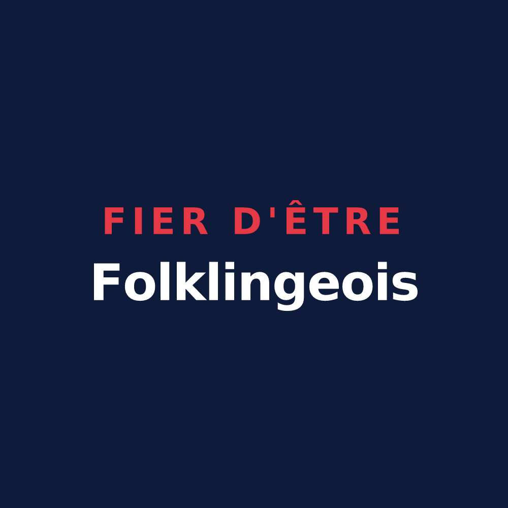 T-shirt « Fier d'être Folklingeois » — design pour Folkling