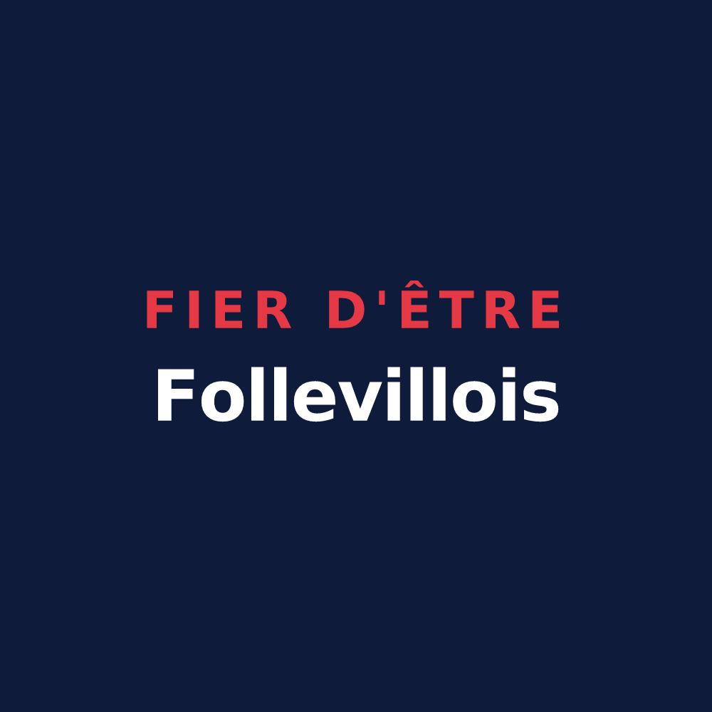T-shirt « Fier d'être Follevillois » — design pour Folleville
