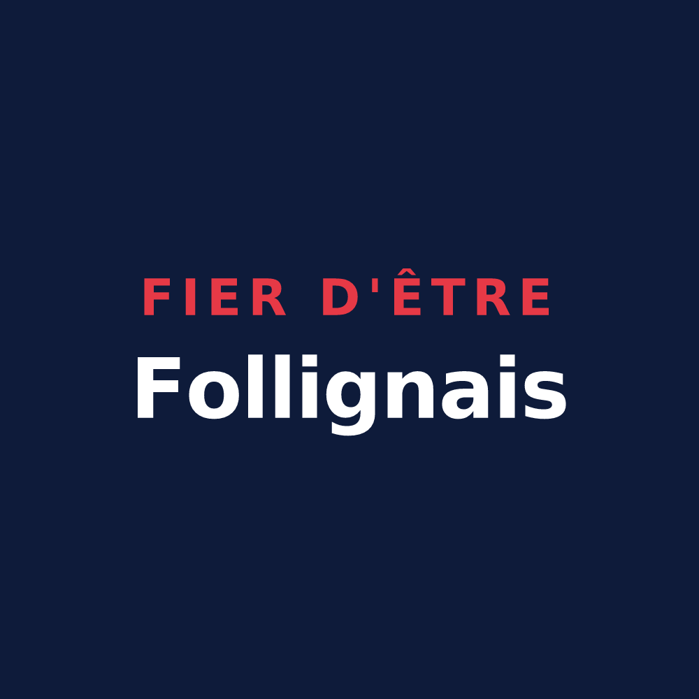 T-shirt « Fier d'être Follignais » — design pour Folligny