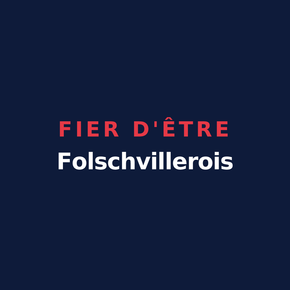 T-shirt « Fier d'être Folschvillerois » — design pour Folschviller