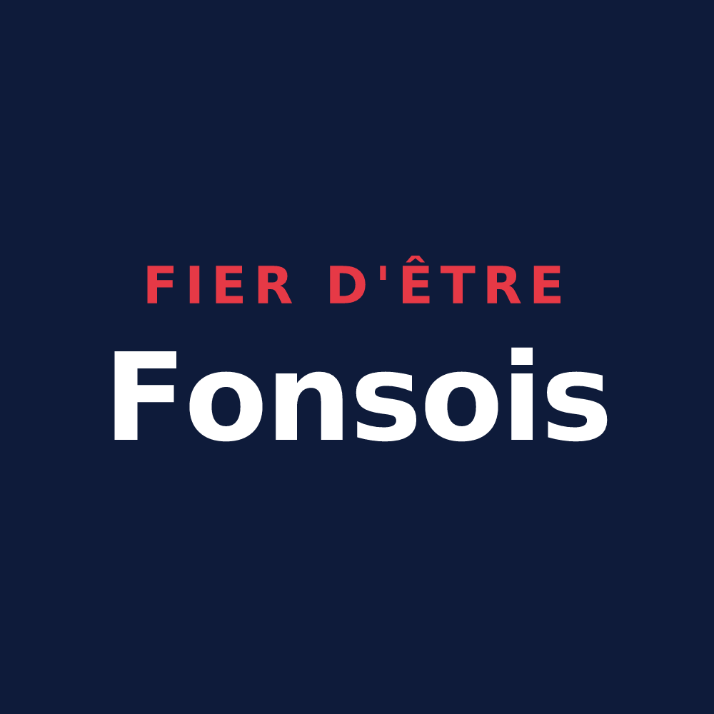 T-shirt « Fier d'être Fonsois » — design pour Fons