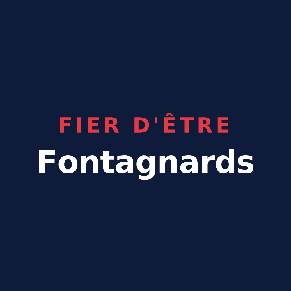 T-shirt « Fier d'être Fontagnards » — design pour Fontaine-au-Bois