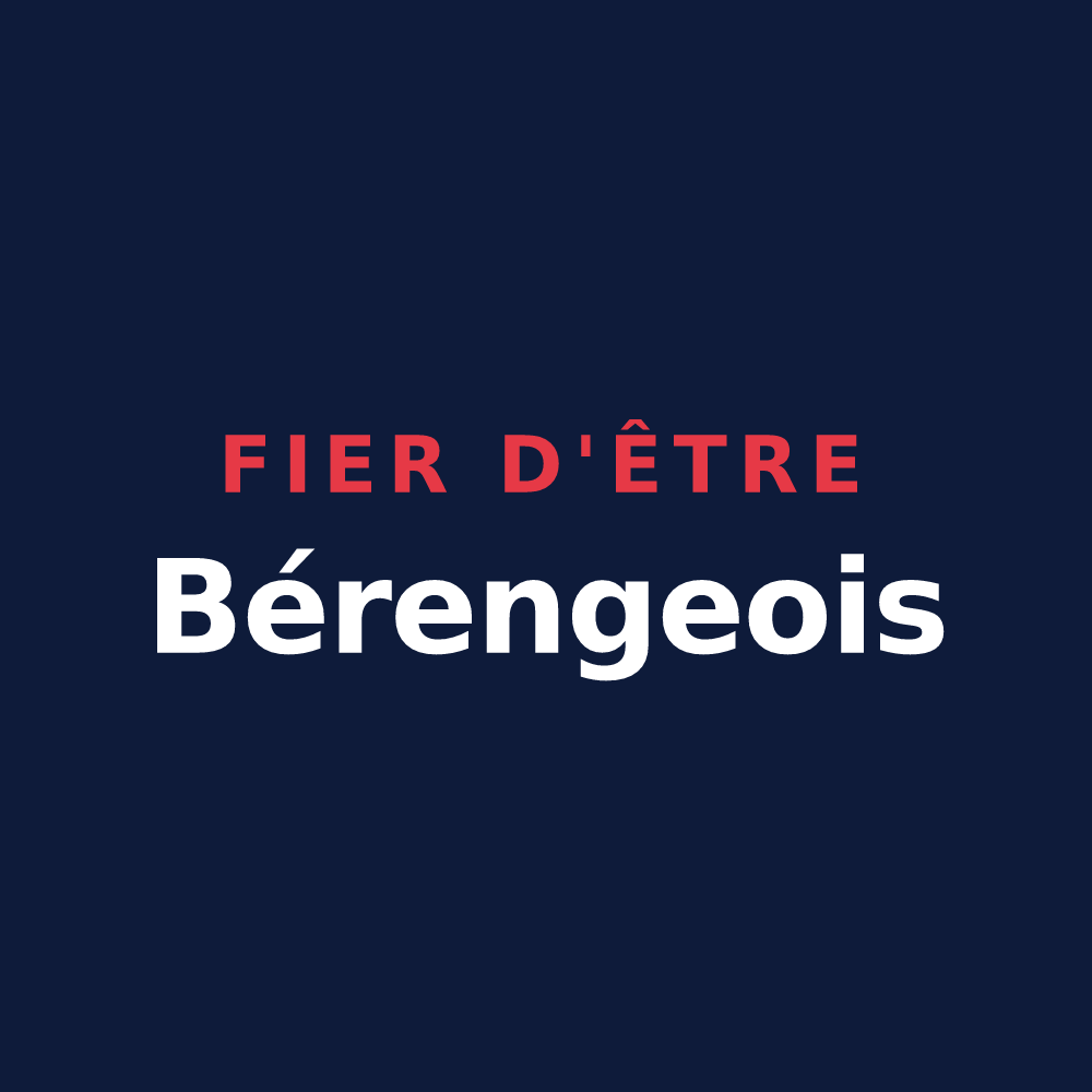 T-shirt « Fier d'être Bérengeois » — design pour Fontaine-Bellenger