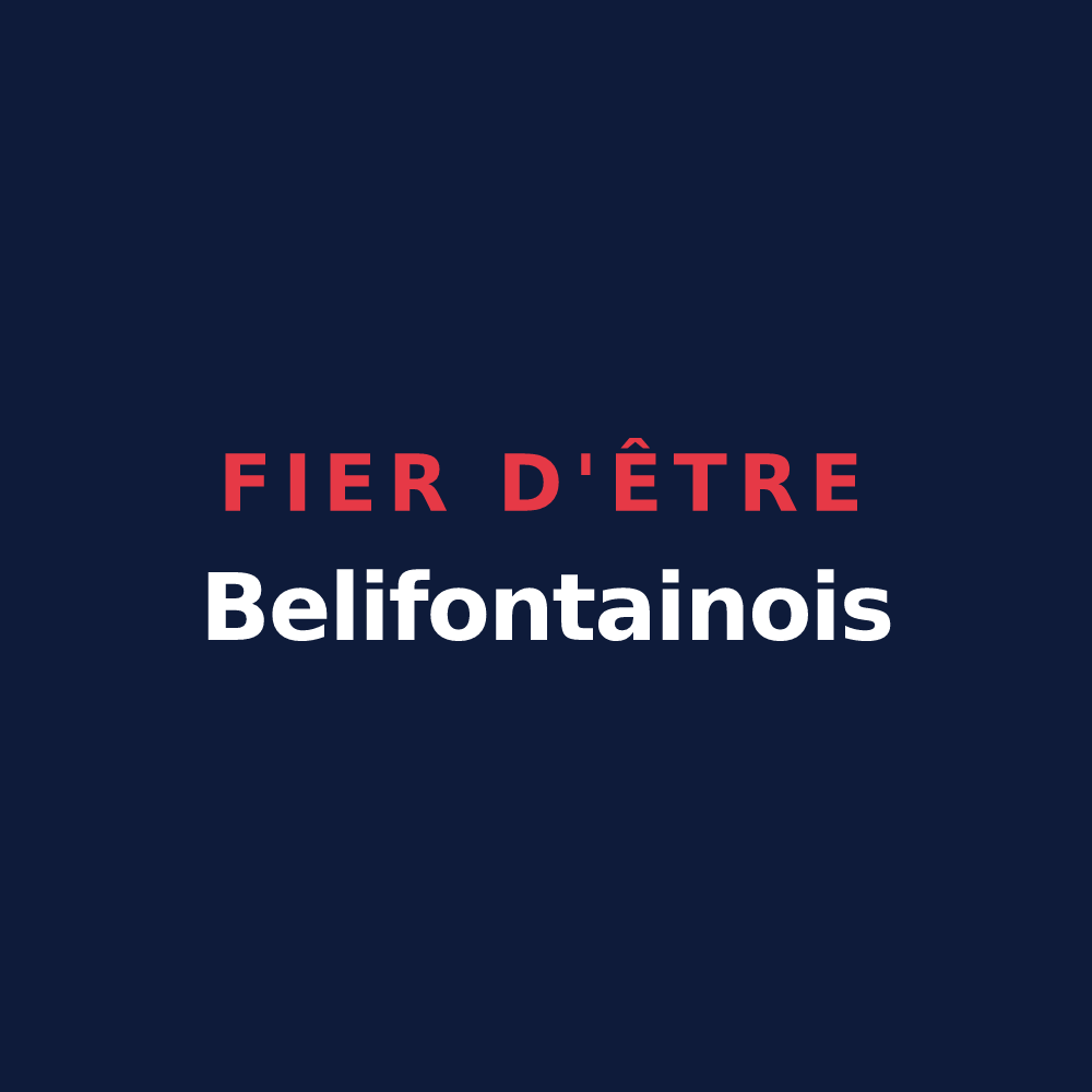 T-shirt « Fier d'être Belifontainois » — design pour Fontaine-Bonneleau