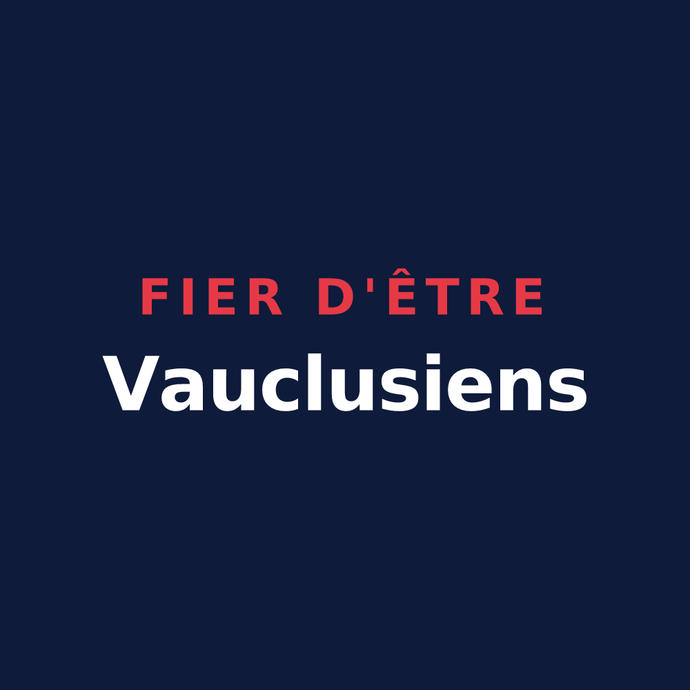 T-shirt « Fier d'être Vauclusiens » — design pour Fontaine-de-Vaucluse
