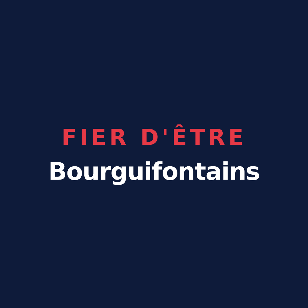 T-shirt « Fier d'être Bourguifontains » — design pour Fontaine-le-Bourg